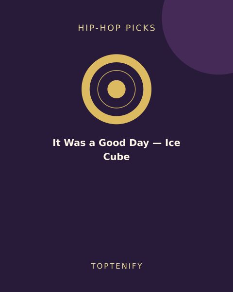 It Was a Good Day — Ice Cube