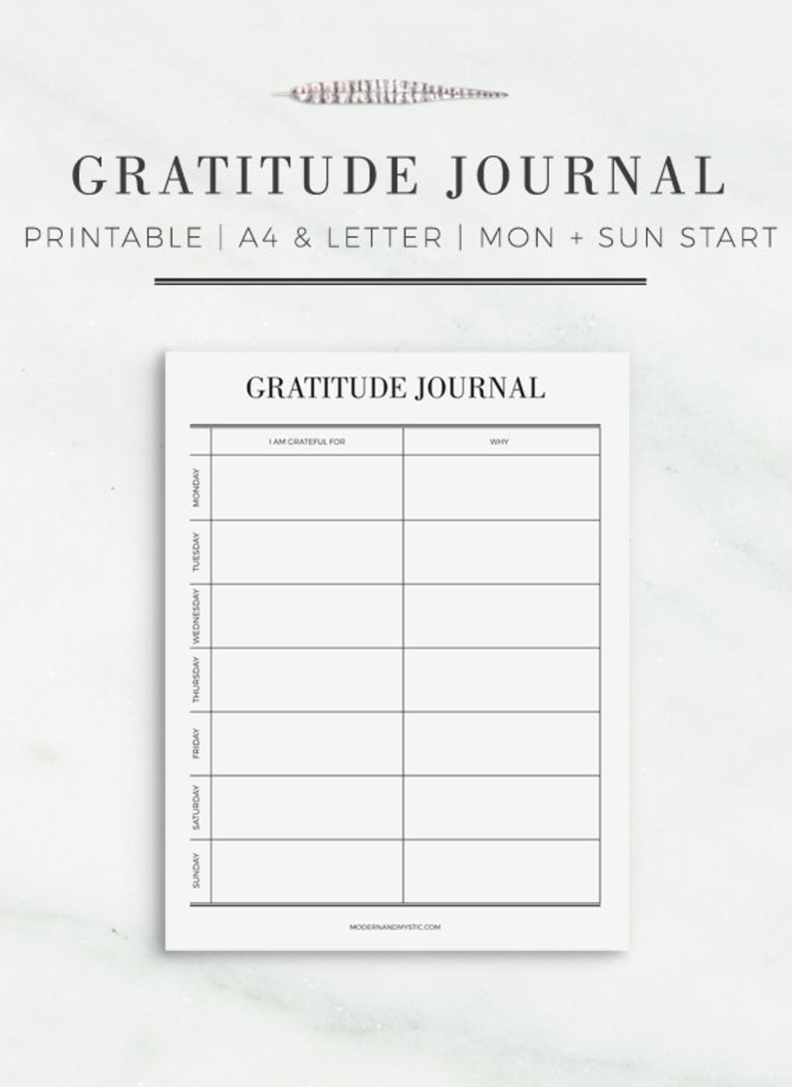 Gratitude Journal