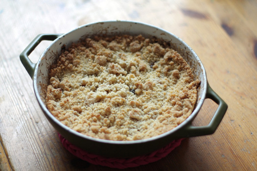 Rhubarb Crumble