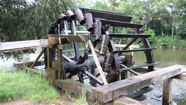 Model waterwheel