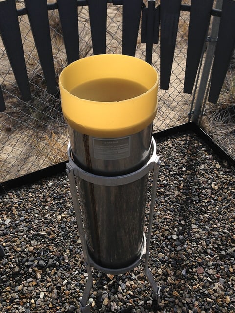 Rain-gauge record