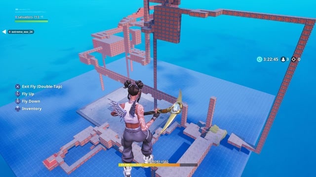A checkpointed parkour garden