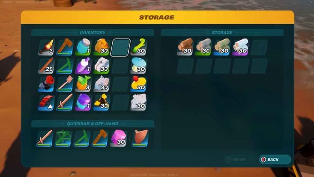 Organize shared storage