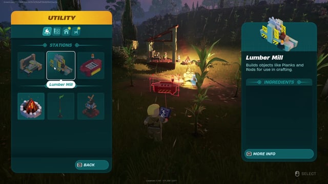 Set up a crafting area
