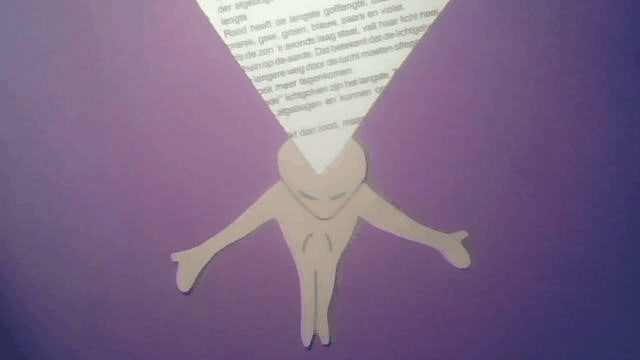 Paper-character stop motion