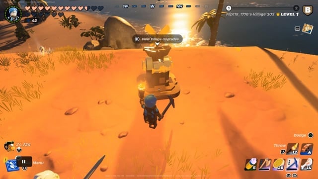 Create a village landmark