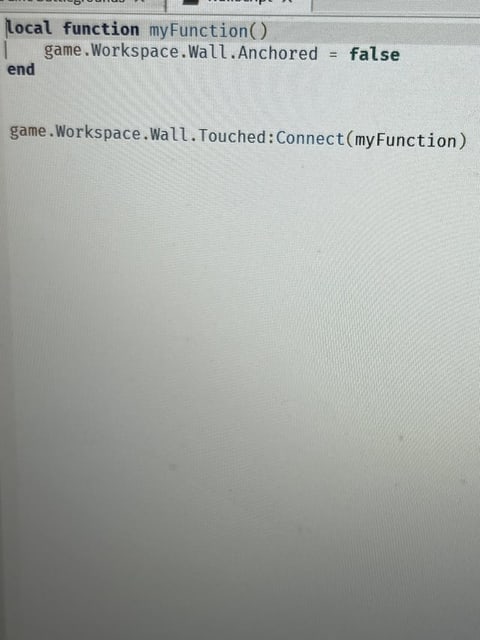 Anchoring objects