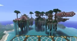 Floating island town
